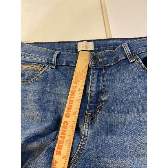 Levi’s 515 rolled Capri denim size 10 - Picture 4 of 6